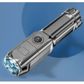 Powerful LED Flashlight Outdoor Portable Tactical Flashlights USB Rechargeable Waterproof  Highlight Light Camping