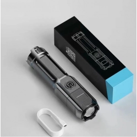 Powerful LED Flashlight Outdoor Portable Tactical Flashlights USB Rechargeable Waterproof  Highlight Light Camping