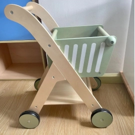  Family Toys Wooden Children's Shopping Cart Boys And Girls Supermarket Birthday Gift Toddler 2-6 Years Old New Hot 