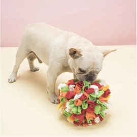 Dog Sniffing Puzzle Ball Interactive Toy Portable Pet Snuffle Ball Encourage Training Educational Pet Slow Dispensing Feeder Toy