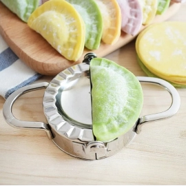 Dumpling Mold Stainless Steel Dumpling Maker  Maker Metal Dumplings  Dough Press Mould Kitchen Accessories